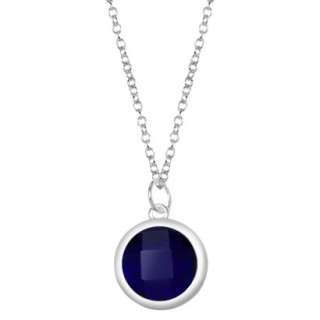 September Sapphire Pendant Necklace.Opens in a new window