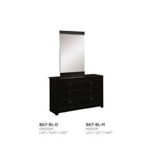  B67 Black Dresser by Global Furniture