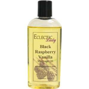  Black Raspberry Vanilla Massage Oil, 4 oz Beauty