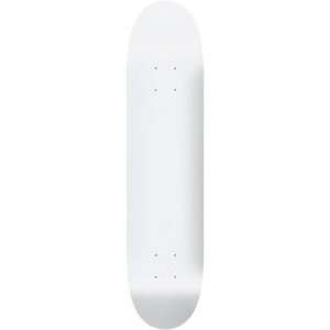  Blank White Skateboard Deck   7.5