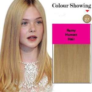    24 20 Pc Golden Blonde 27 Remy Tape Hair Extensions Beauty