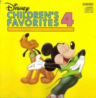 Disneys Childrens Favorites Songs Vol 4 CD kids music  