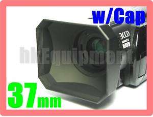 37mm 37 Lens Hood+Cap Canon Mini DV HF11 HF10 HG20 HG21  