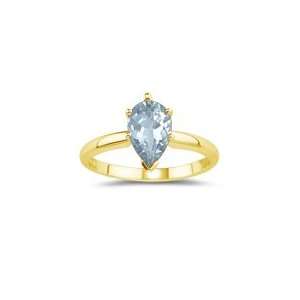  4.55 Cts Sky Blue Topaz Solitaire Ring in 14K Yellow Gold 