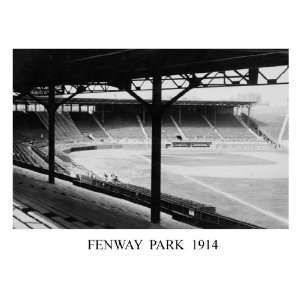  Fenway Baseball Park Boston 1914 Historic 8 1/2 X 11 