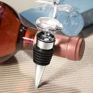  Crystal Diamond Design Bottle Stopper