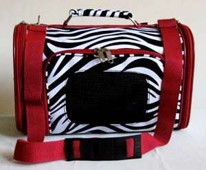 15 Pet Luggage/Carrier Dog/Cat Travel Bag Purse Red  