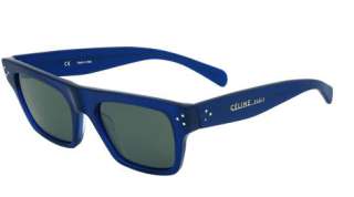New CELINE Paris Sunglasses 1748 9MWP DEEP BLUE Made In ITALY Wayfarer 