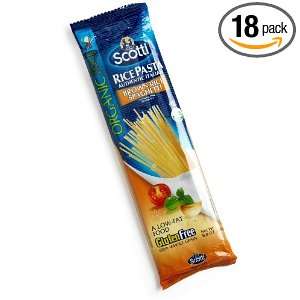 Riso Scotti Gluten Free Brown Rice Spagetti, 8.8 Ounce Bags (Pack of 
