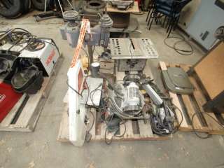 Lot of Shop Equipment Rockwell Drill Press, Bench & Band Saw  