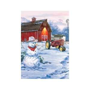    Country Snowman   300 Large Pieces Jigsaw Puzzle Toys & Games