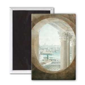  View of the Pont Neuf from a Bulls Eye   3x2 inch Fridge 