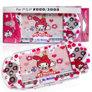 postage include  1* My Melody Hard Cover Case For Sony PSP 2000 3000