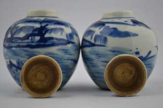 China Collectibles Blue And White Porcelain Hand Porcelain Drawing 