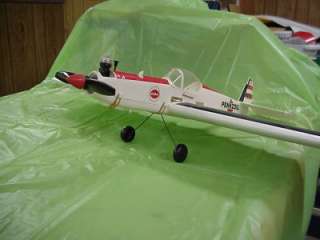 COX SUPER CHIPMUNK STUNT VINTAGE MODEL U/C AIRPLANE LOOKS UNRUN  