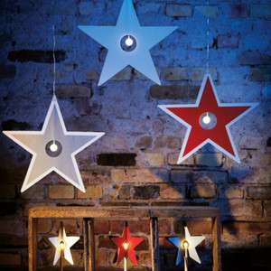 Ikea Strala Christmas Star Light Decorations INCLUDING BATTERIES 