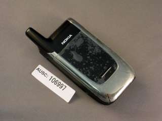 UNLOCKED NOKIA 6061 DUAL BAND GSM 850/1900 BLACK/CHROME #6997 
