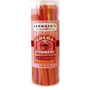 Hammonds Cocoa Candy Stirrer Sticks 5oz.   Hot Cinnamon  