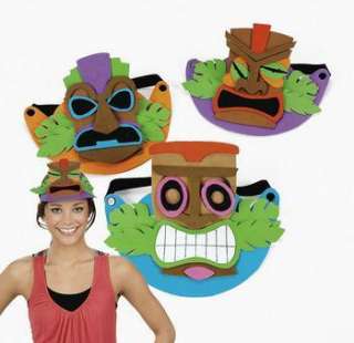   party visor hat favor dozen new set of 12 new foam tiki theme party