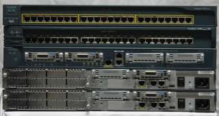 Cisco 2610 2620 1760 Routers 2950 Switch CCNA CCNP LAB 0746320181813 