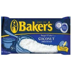Kraft Baking & Canning Bakers Coconut Angel Flake Sweetened   12 Pack 