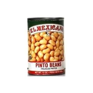 El Mexicano Canned Whole Pinto Beans 15 oz   Frijol Pinto  