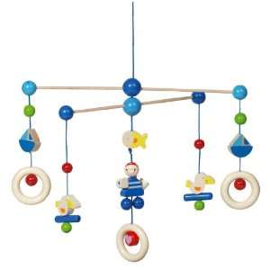  Heimess 760180 Pirate Wooden Ceiling Mobile Baby