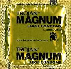 50 Trojan Magnum Bulk Lubricated Condoms  