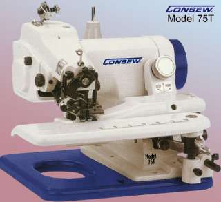 CONSEW 75T TABLE TOP INDUSTRIAL BLIND STITCH MACHINE  