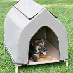 HUGZ Cool Cot House With Cooling Pet Bed LARGE Dog NEW  
