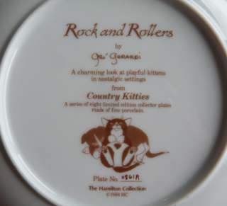 HAMILTON COUNTRY KITTENS PLATE ROCK AND ROLLERS 30% OFF  
