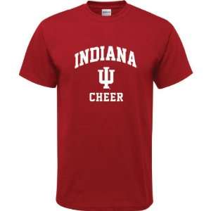   Hoosiers Cardinal Red Youth Cheer Arch T Shirt