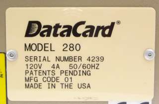   CREDIT CARD EMBOSSER PRINTER EMBOSSING MACHINE DATA CARD CR50  