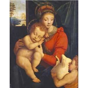  The Madonna With The Sleeping Child and The Infant Baptist 