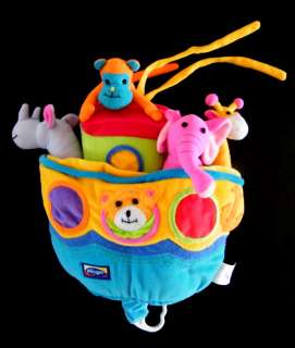 Noahs Ark Playgro Baby Nursery Musical Crib Pull Toy  