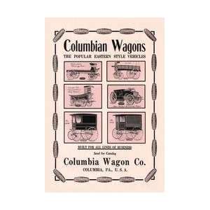  Columbian Wagons 20x30 poster