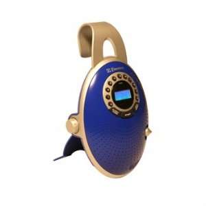   CK5859BL Shower Radio with Clock  Blue By EMERSON 