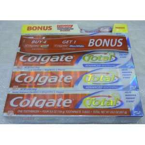  Colgate Total Advanced Whitening Paste 5.8 Oz pack of 4 
