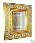 Ornate Decorative Frame with Beveled Wall Mirror