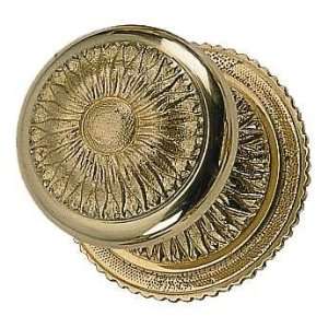   Polished Brass Sunburst Sunburst Collection Privacy Knobset D05 K300PR