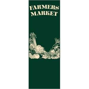  30 x 84 in. Seasonal Banner Farmers Market Forest 