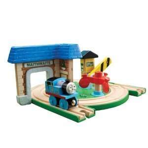   and Friends Wooden Railway   Early Engineers Roundabout Station Set