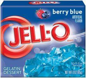 Jello Berry Blue Gelatin Dessert 3 oz ( 2 Boxes )  