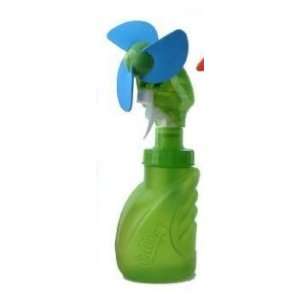  O2 Cool 2059 Squeeze Breeze Misting Fan Green Sports 