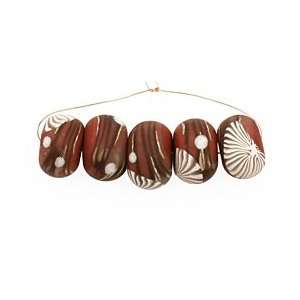  Humble Beads Polymer Clay Copper Branch Disk 8 9x12 13mm 