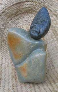 Gallery African Art Shona Opal Stone Abstract Sculpture  