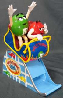 Vintage M&M Candy Wild Thing Roller Coaster Dispenser  
