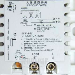 PIR Sense Switch Module PIR Sensor Energy Saving Lamps  