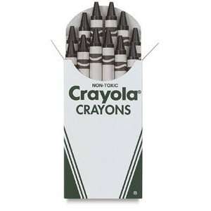  Crayola Crayons   Box of 12, Black Crayons (Bulk) Arts 