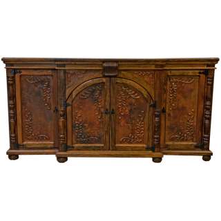 Four door Copper Wine Buffet   Sideboard  